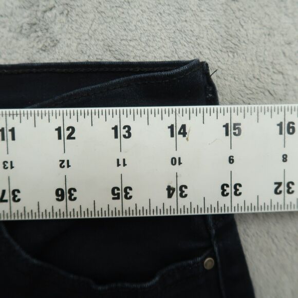 Levi's 512 Jeans Women's Size 10M Dark Blue High-Rise Slimming Skinny 32" inseam - Picture 3 of 16